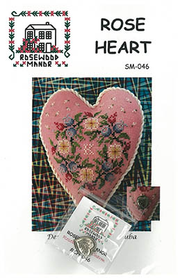 Rose Heart (w/charm)